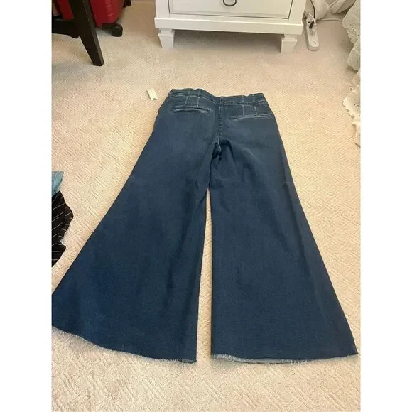 NWT Pilcro A-Line Trapeze High-Rise Wide Leg Jeans - Picture 13 of 13